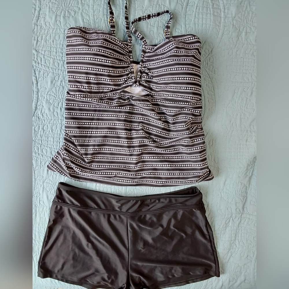 Time and Tru swimtop
